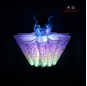 Multicolor change led light dress for show girl